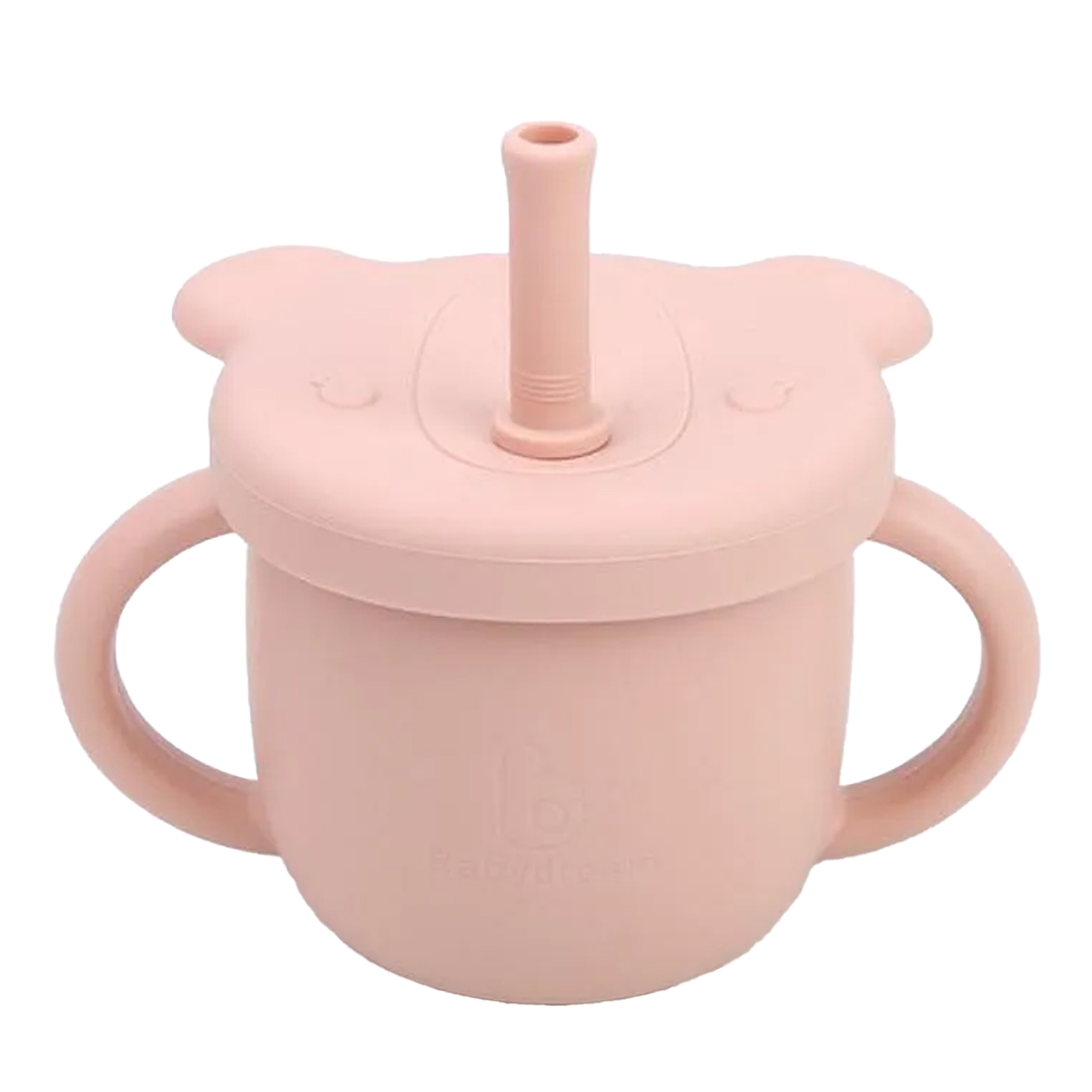 بيبي دريم طقم هدية للتغذية أثناء السفر من السيليكون بلون وردي للأطفال من عمر 0 إلى 2 سنة، مجموعة من 7