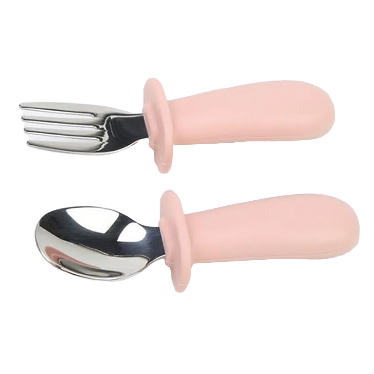 بيبي دريم طقم هدية للتغذية أثناء السفر من السيليكون بلون وردي للأطفال من عمر 0 إلى 2 سنة، مجموعة من 7