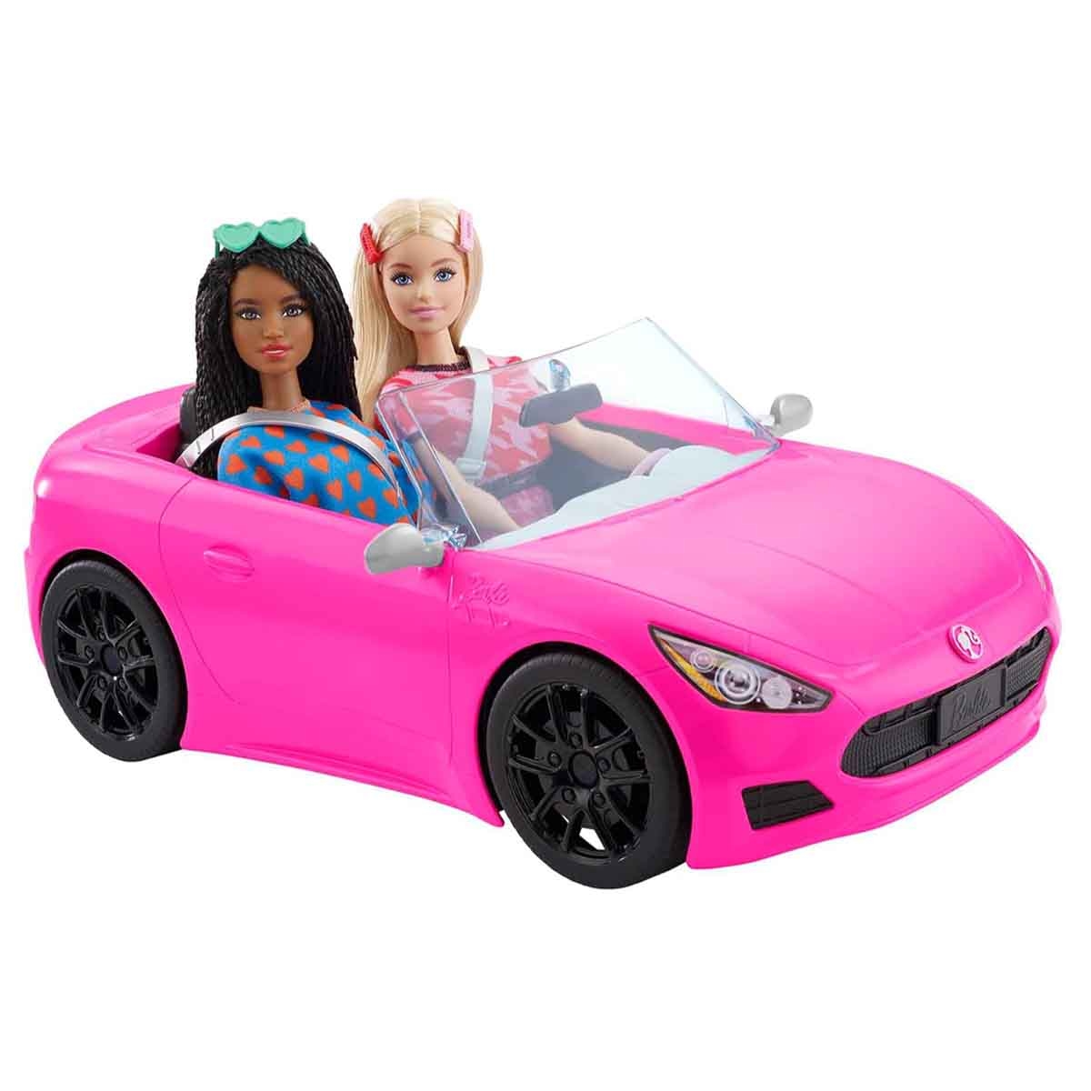 باربي سيارة جلام قابلة للتحول بعجلات للبنات، 3-4 سنوات