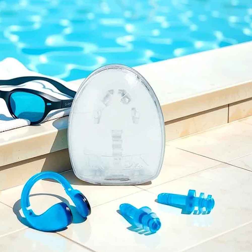 إنتكس سدادات أذن ومشبك أنف للجنسين، 8-10 سنوات