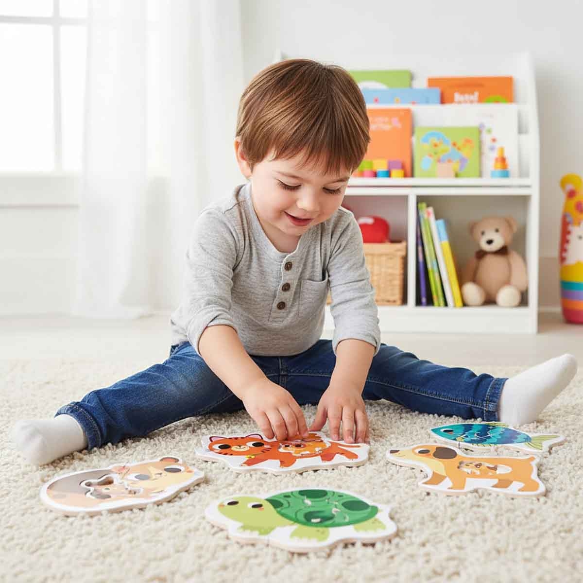 إديوكا أحجية صغار الحيوانات للجنسين، عمر 3-4 سنوات