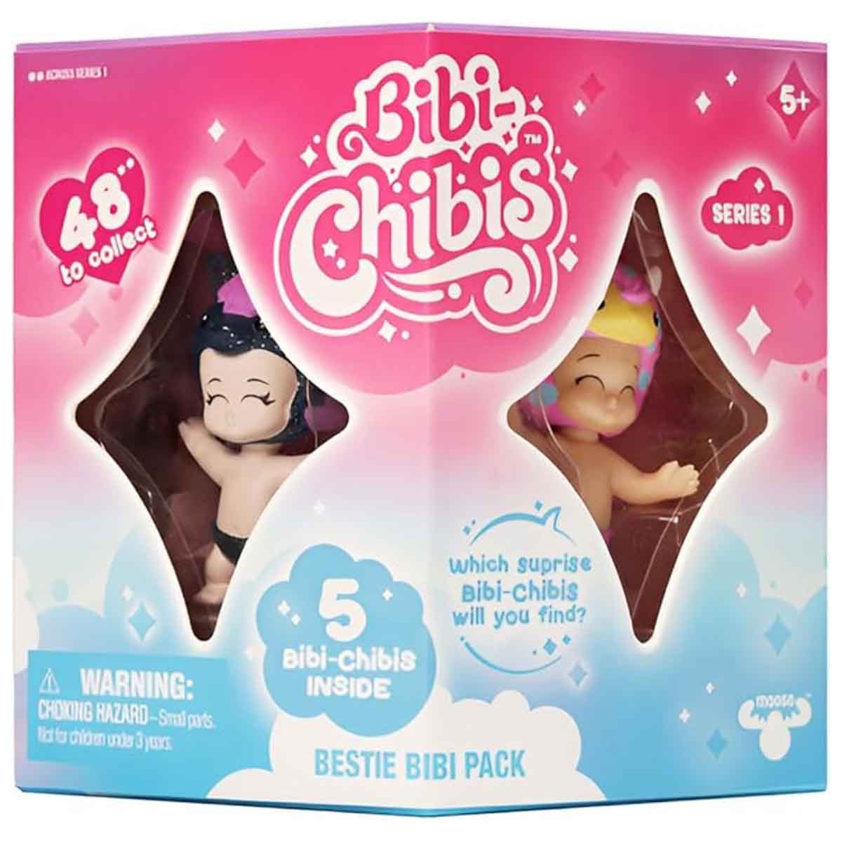 بيبي تشيبيز مجموعة مجسمات مفاجأة متنوعة السلسلة 1 للجنسين، من عمر 5-7 سنوات، عدد 5 قطع