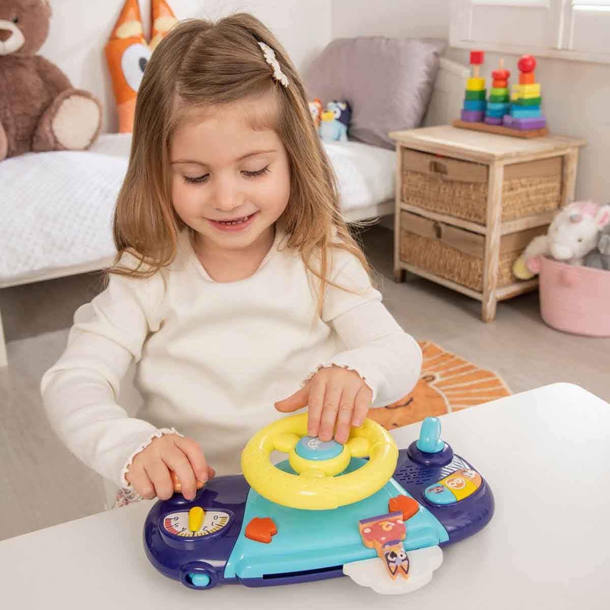 بلووي لوحة قيادة تفاعلية للأنشطة، للأطفال الصغار من عمر 0 إلى 2 سنة