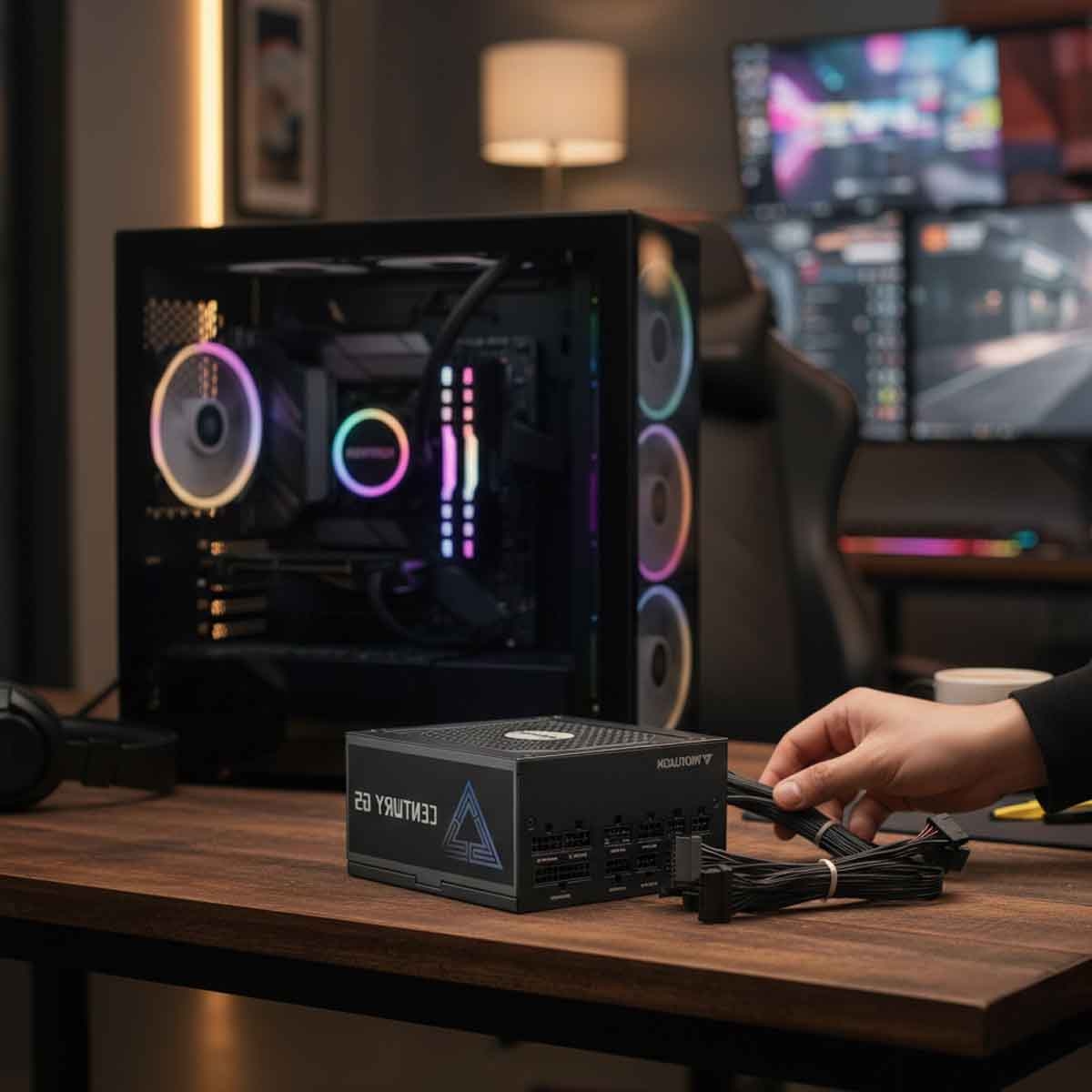 مونتيك مزود طاقة Century G5 750W ذهبي