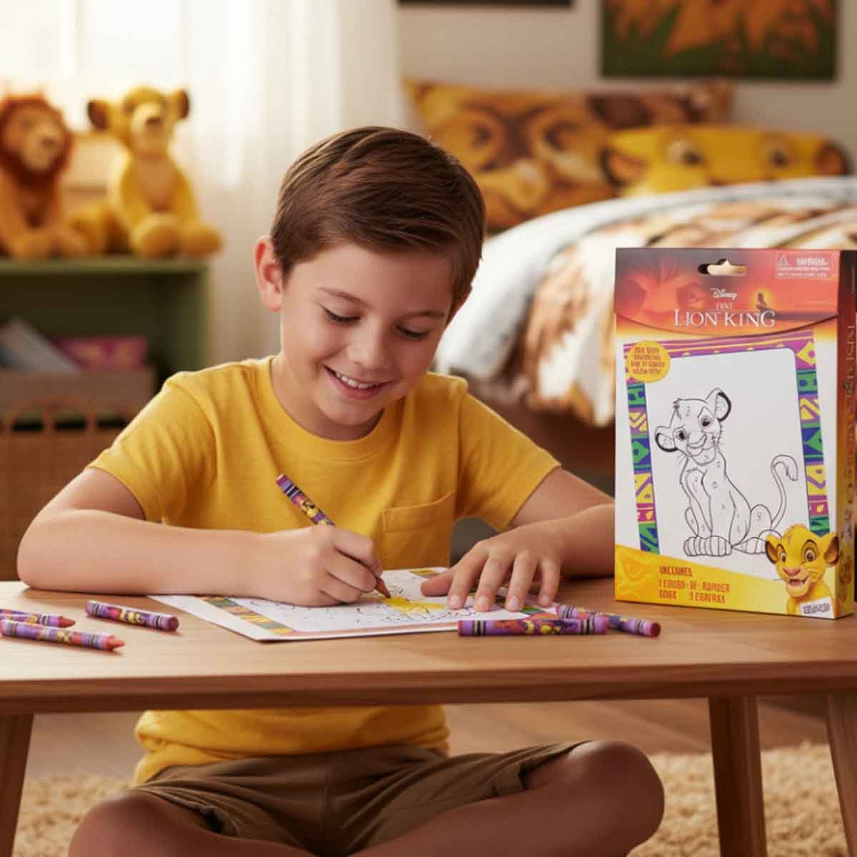 ديزني ذا لايون كينغ مجموعة رسم بالأرقام للأطفال بعمر 3-4 سنوات