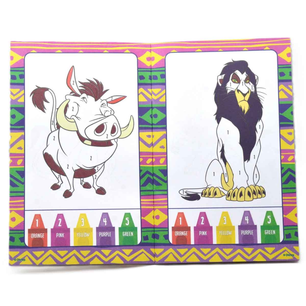 ديزني ذا لايون كينغ مجموعة رسم بالأرقام للأطفال بعمر 3-4 سنوات