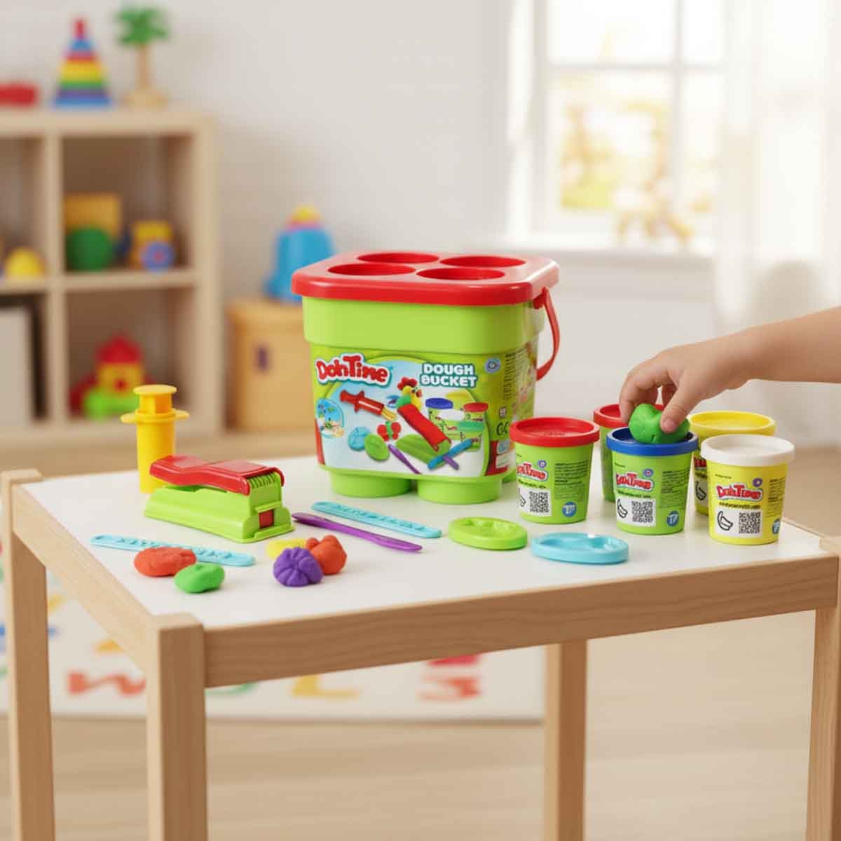 دو تايم دلو عجين للجنسين، 3-4 سنوات