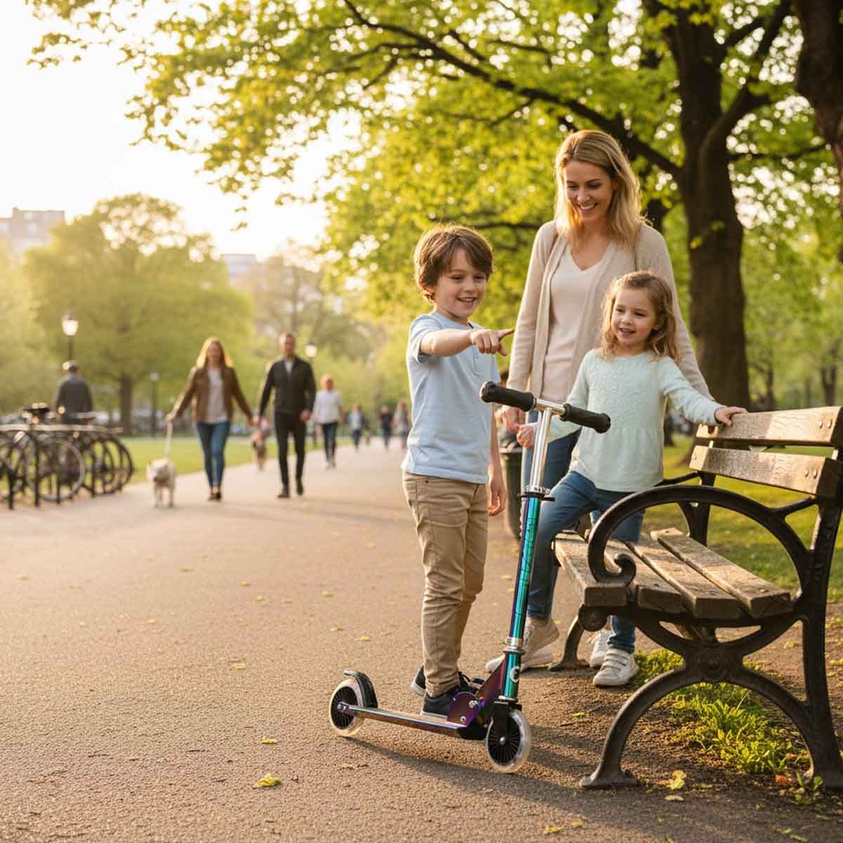 إيفو سكوتر ركوب نيوكروم للجنسين، 5-7 سنوات