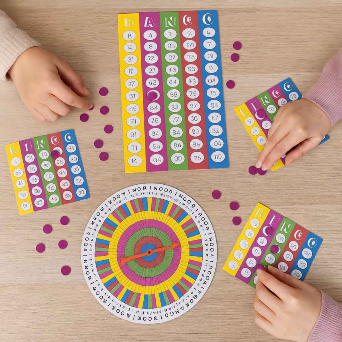 سبن ماستر لعبة لوحية بينغو للجنسين من 8 إلى 10 سنوات