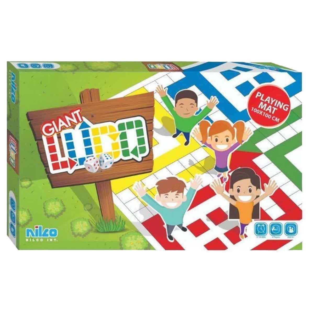 نيلكو لعبة لودو العملاقة للأطفال من عمر 3 إلى 4 سنوات