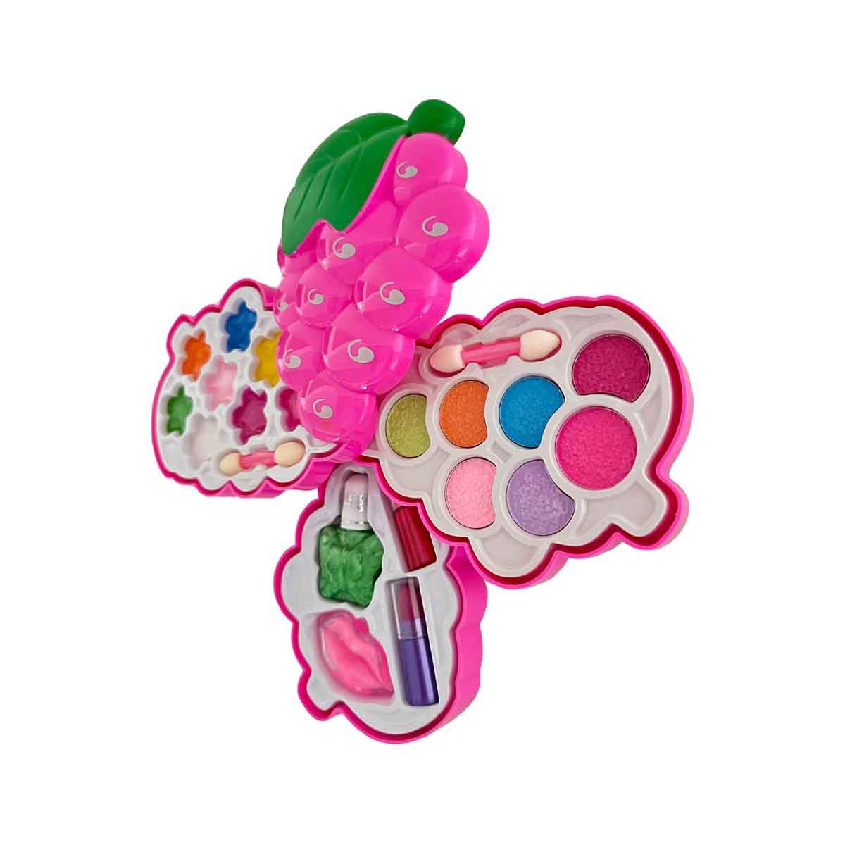 بيوتي أنجل طقم مكياج على شكل عنب، للبنات، من عمر 5 إلى 7 سنوات