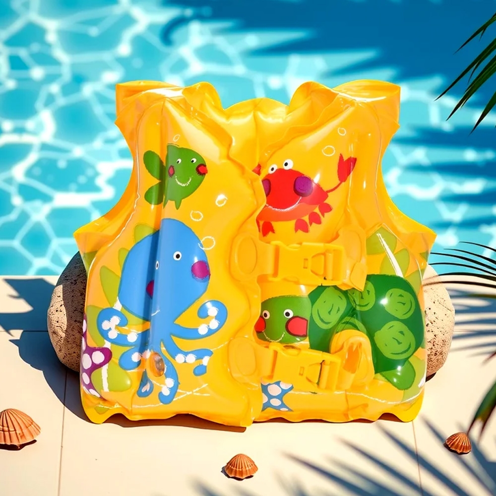 إنتكس سترة سباحة قابلة للنفخ للأطفال من عمر 3 إلى 4 سنوات – للجنسين