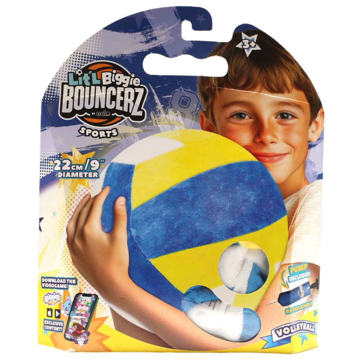 ليتل بيجي باونسر كرة طائرة 9 إنش للجنسين، رقم BSPT002B-VB1، من عمر 3-4 سنوات