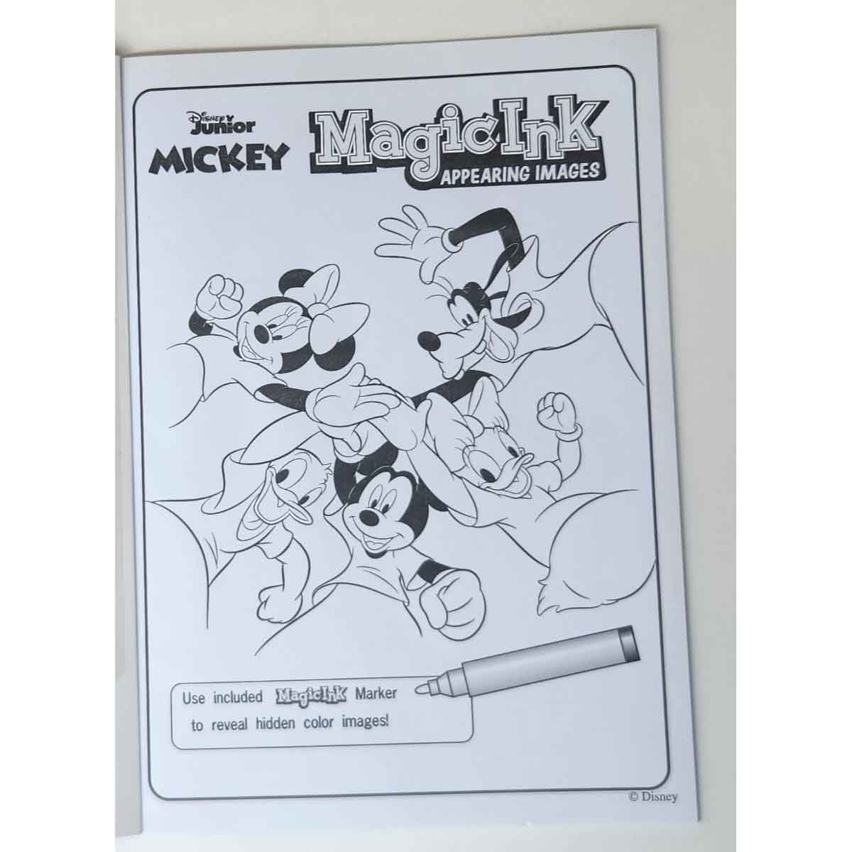 ميكي وأصدقاؤه كتاب الحبر السحري للجنسين، عمر 3-4 سنوات