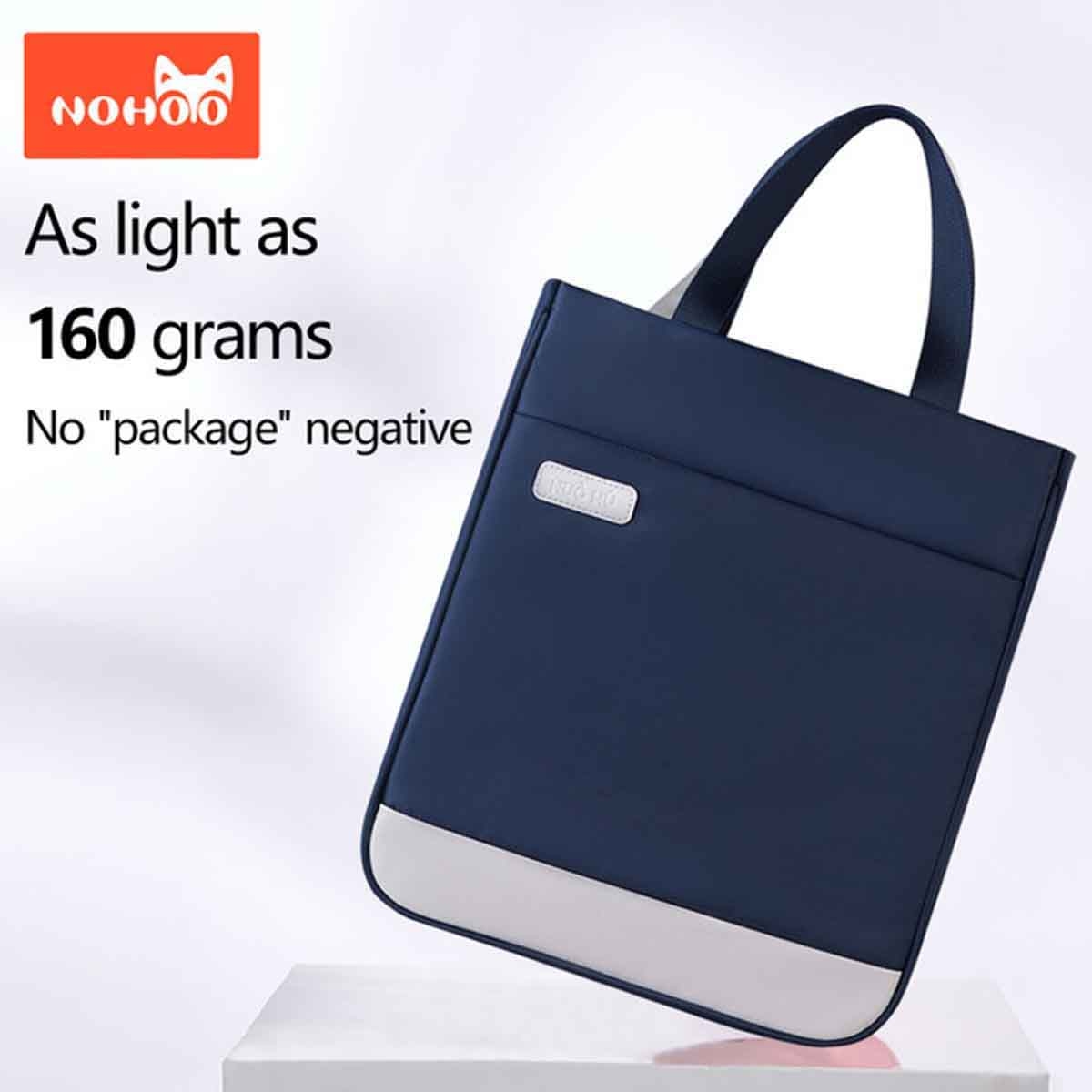 نوهو حقيبة يد مدرسية باللون الأزرق