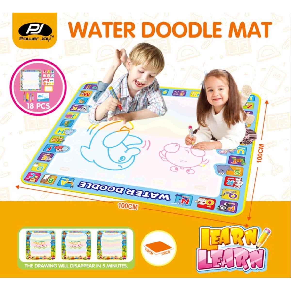 باور جوي بساط رسم مائي تعليمي للأطفال للجنسين، 3-4 سنوات