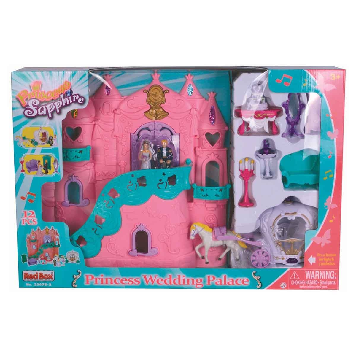 ريد بوكس مجموعة قصر زفاف الأميرات، للجنسين، من عمر 3 إلى 4 سنوات