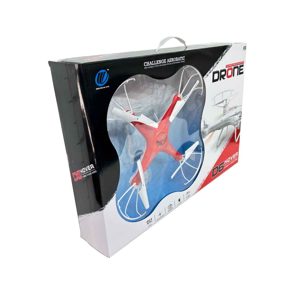 مينغ وي دا طائرة درون طراز D6 بتحكم عن بعد للجنسين، 13 سنة فأكثر