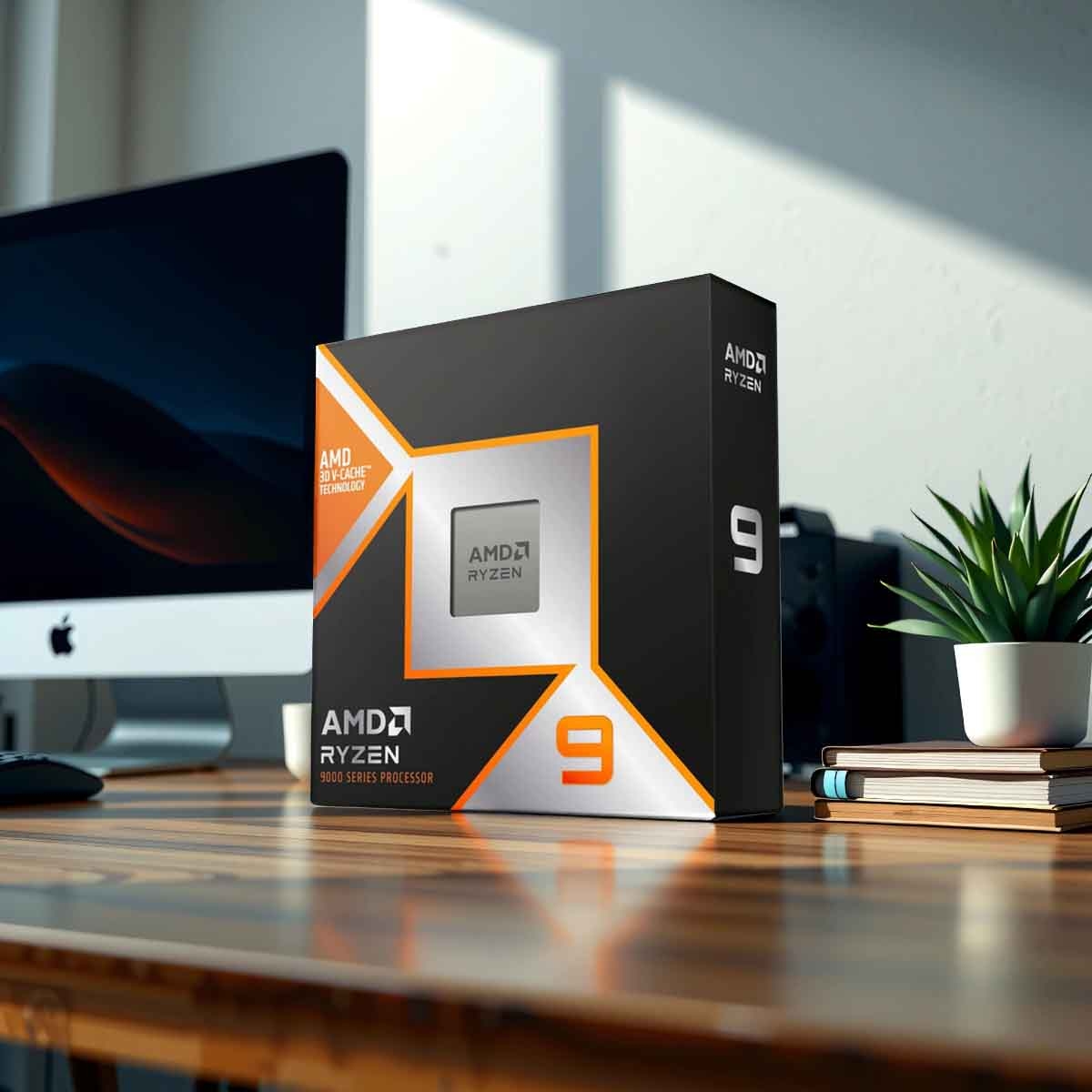 إيه إم دي رايزن 9 9900 إكس 3 دي معالج بسرعة 5.5 جيجاهرتز و16 نواة و24 خيط معالجة وذاكرة مؤقتة 140 ميجابايت