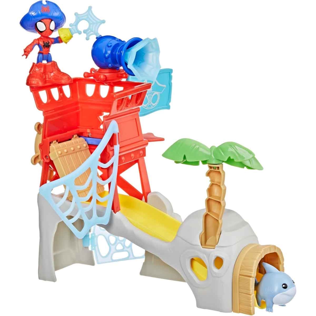 سبايدي وأصدقاؤه المدهشون مجموعة لعب جزيرة سبايدي ووتر-ويبز للجنسين من عمر 3-4 سنوات