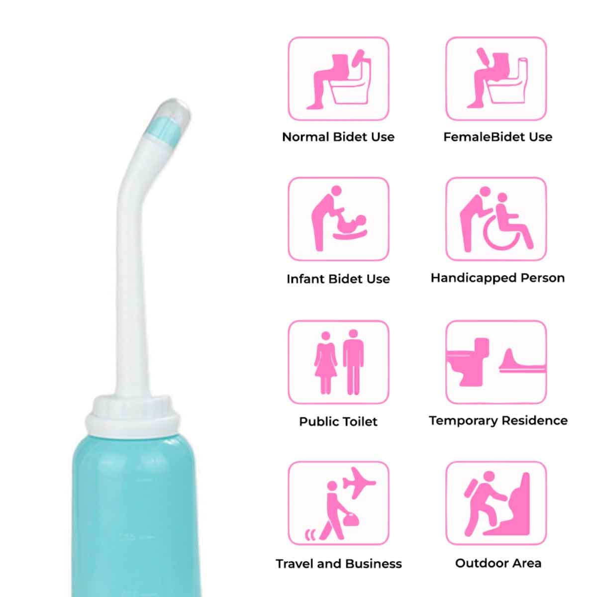 صنفينو بيديه محمول 500 مل باللون الأزرق