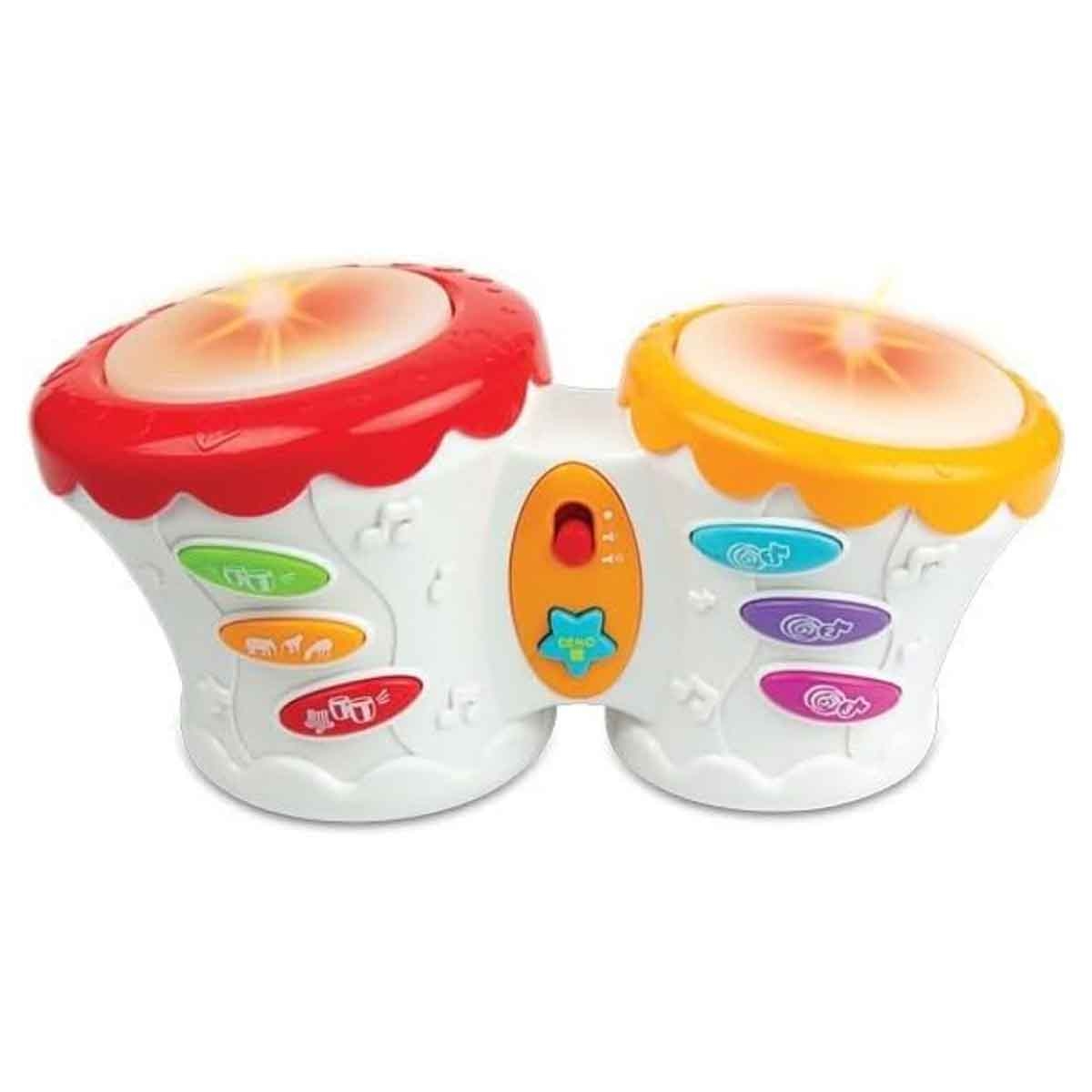 وين فن طبل غروفي بيبي بونغو للأطفال عمر 0-2 سنوات