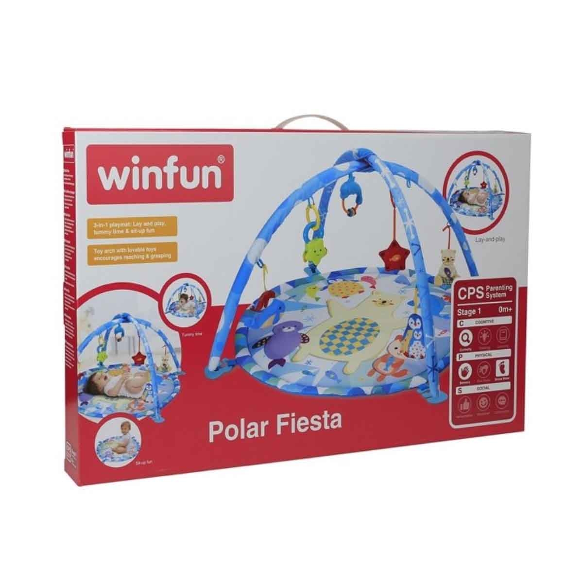 وين فن حصيرة لعب بولار فييستا للأطفال عمر 0-2 سنوات