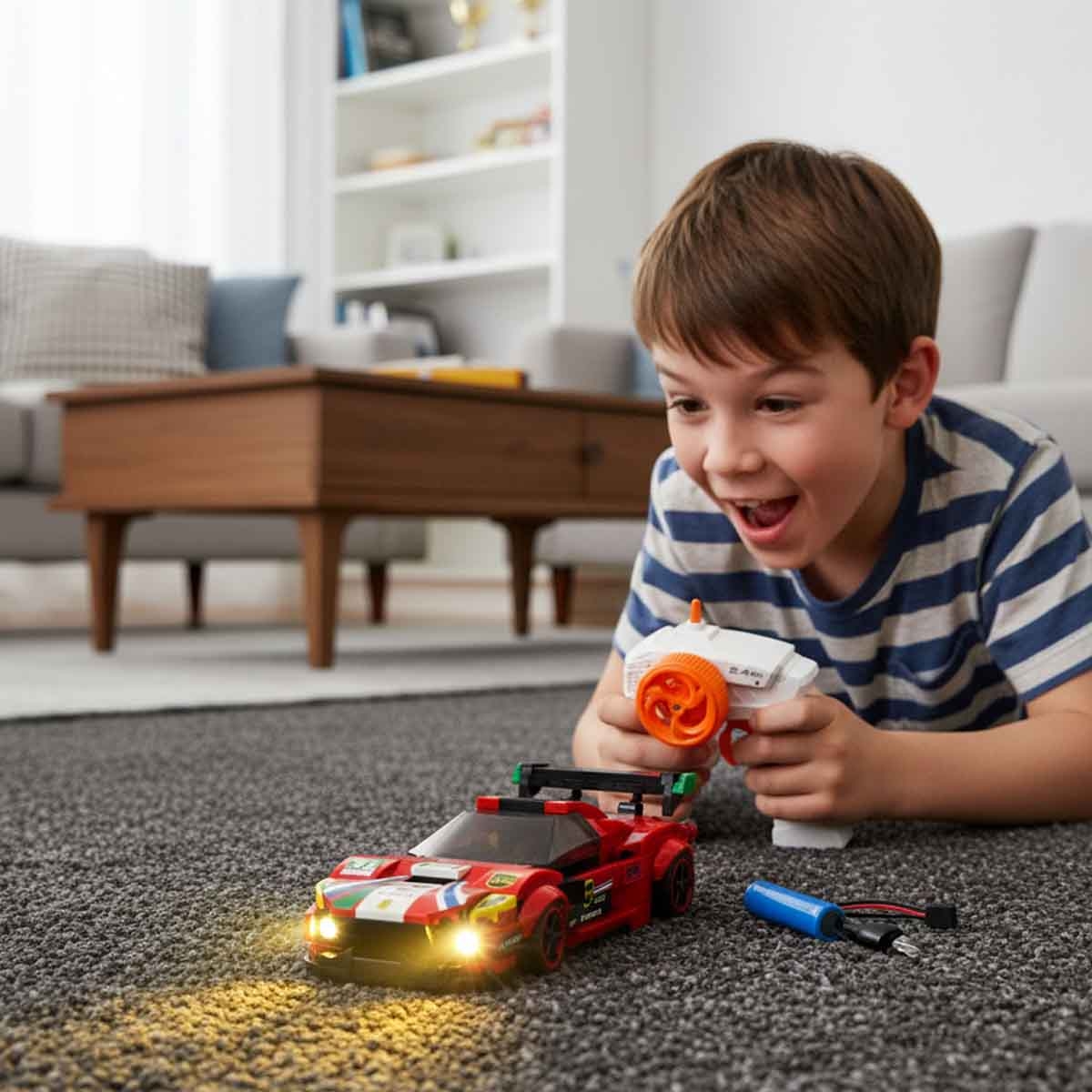 بنغاو سيارة مكعبات بناء بالتحكم 2.4G مقياس 1:20 (279 قطعة) للأولاد، عمر 5-7 سنوات