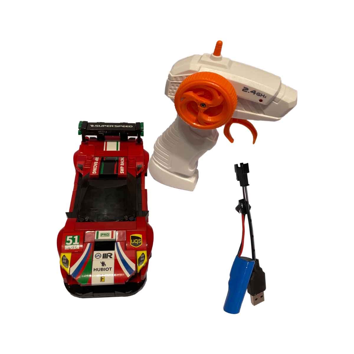 بنغاو سيارة مكعبات بناء بالتحكم 2.4G مقياس 1:20 (279 قطعة) للأولاد، عمر 5-7 سنوات