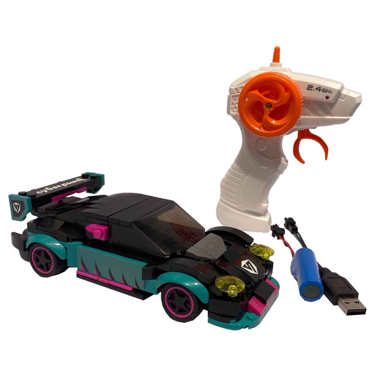 بنغاو سيارة مكعبات بناء بالتحكم 2.4G مقياس 1:20 (265 قطعة) للأولاد، عمر 5-7 سنوات