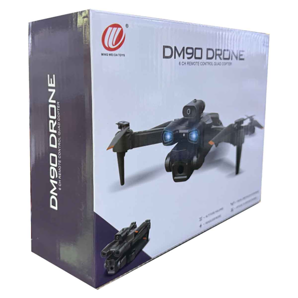 مينغ وي دا طائرة درون طراز DM90 بتردد 2.4G للجنسين، 13 سنة فأكثر