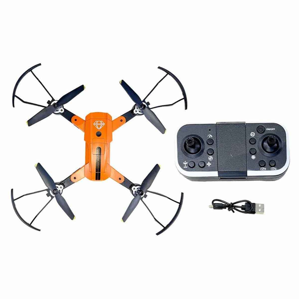 مينغ وي دا طائرة درون رباعية المراوح موديل D20HW 2.4G للجنسين، من عمر 13+ سنة