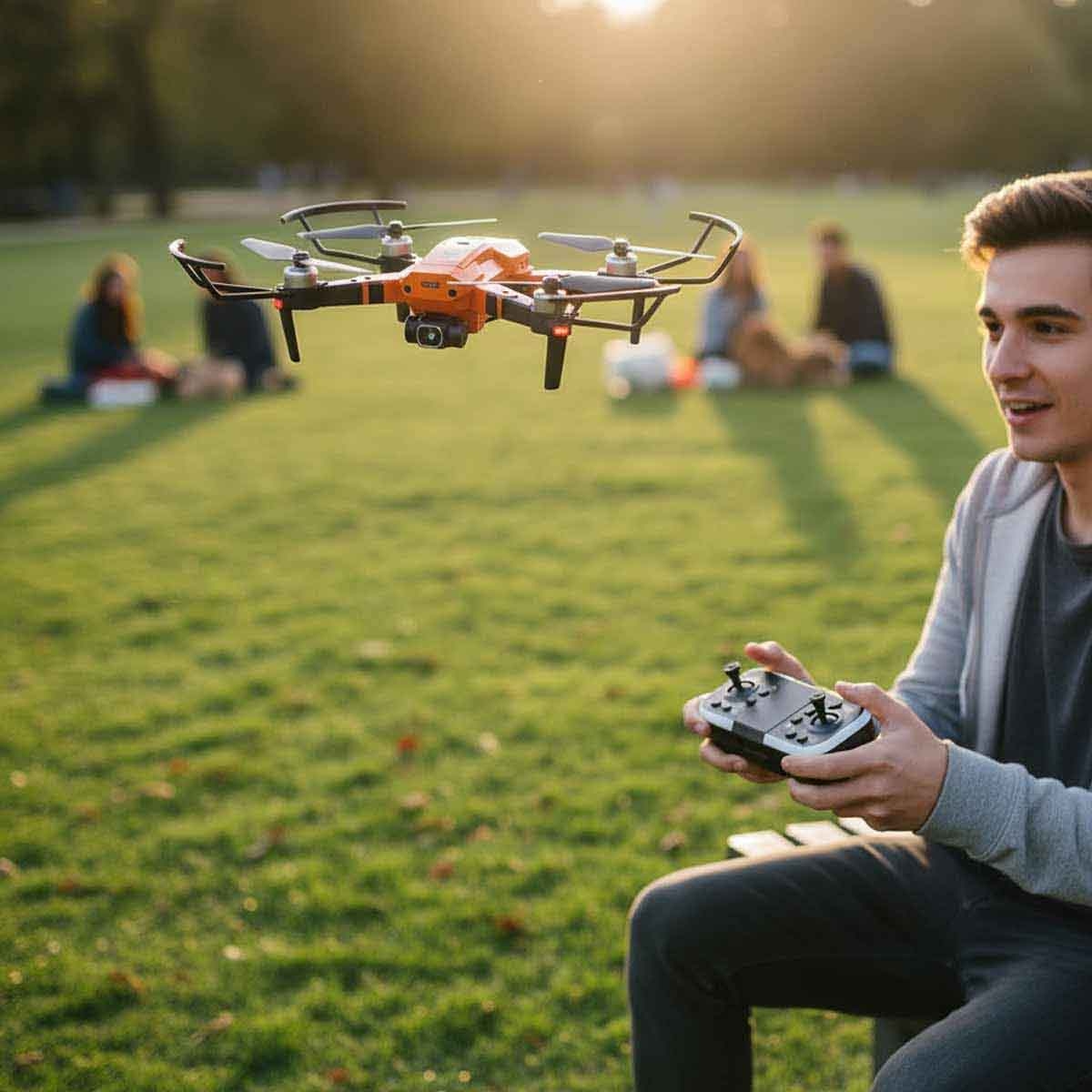 مينغ وي دا طائرة درون رباعية المراوح موديل D20HW 2.4G للجنسين، من عمر 13+ سنة