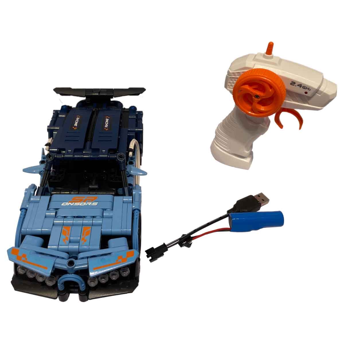 بنغاو سيارة مكعبات بناء بالتحكم 2.4G مقياس 1:16 (433 قطعة) للأولاد، عمر 5-7 سنوات