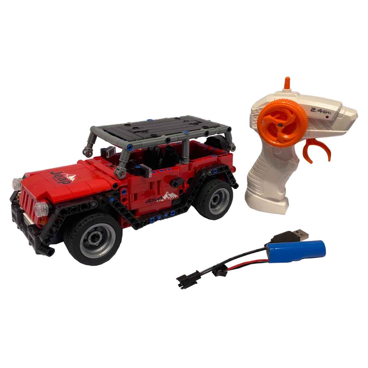 بنغاو سيارة مكعبات بناء بالتحكم 2.4G مقياس 1:16 (448 قطعة) للجنسين، عمر 5-7 سنوات