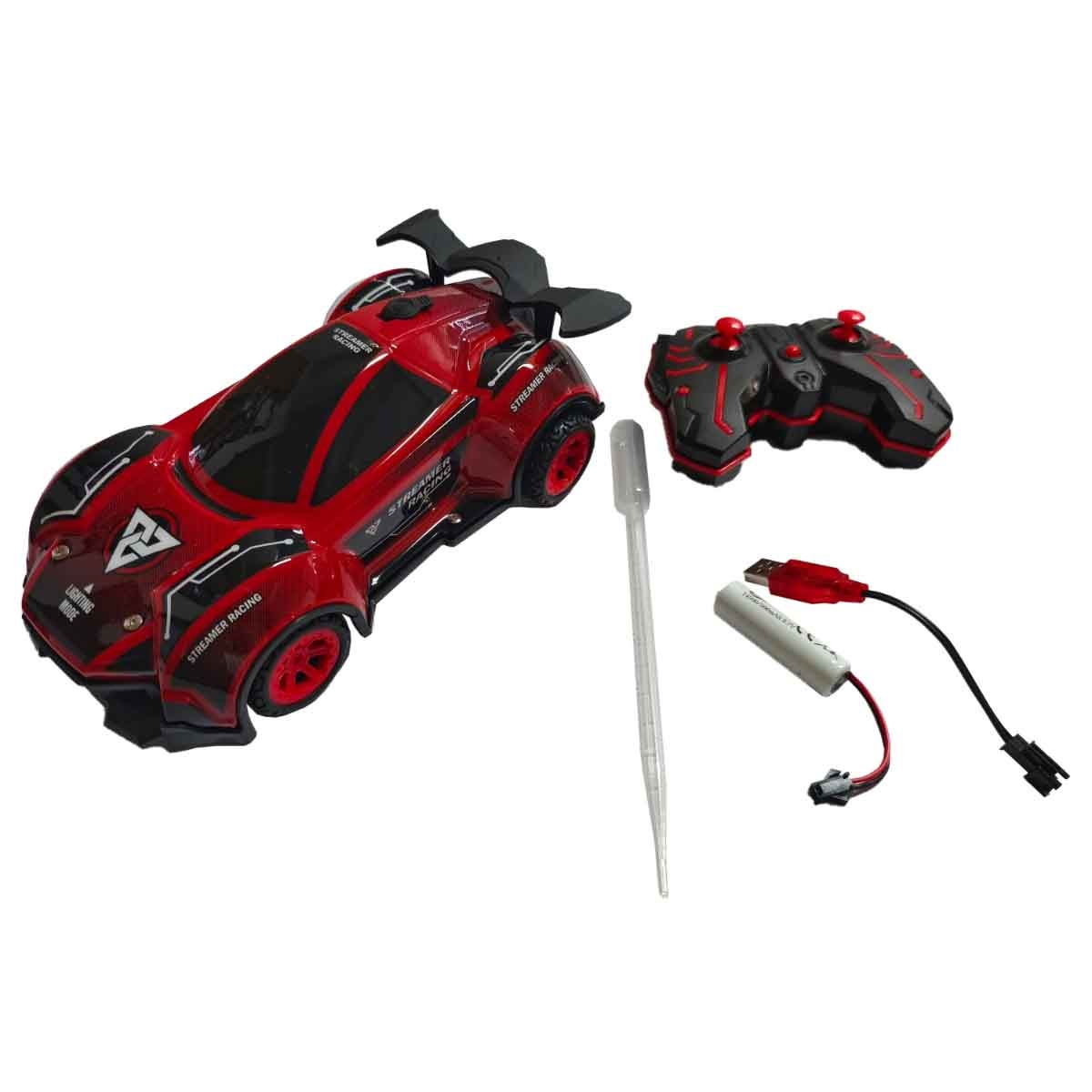 336 تويز سيارة سباق بإضاءة ورشاش 2.4 جيجا بالتحكم عن بعد متنوعة للأولاد، من عمر 5 إلى 7 سنوات