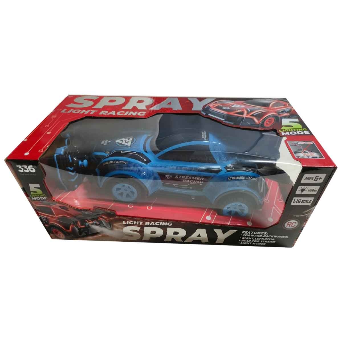 336 تويز سيارة سباق بإضاءة ورشاش 2.4 جيجا بالتحكم عن بعد متنوعة للأولاد، من عمر 5 إلى 7 سنوات