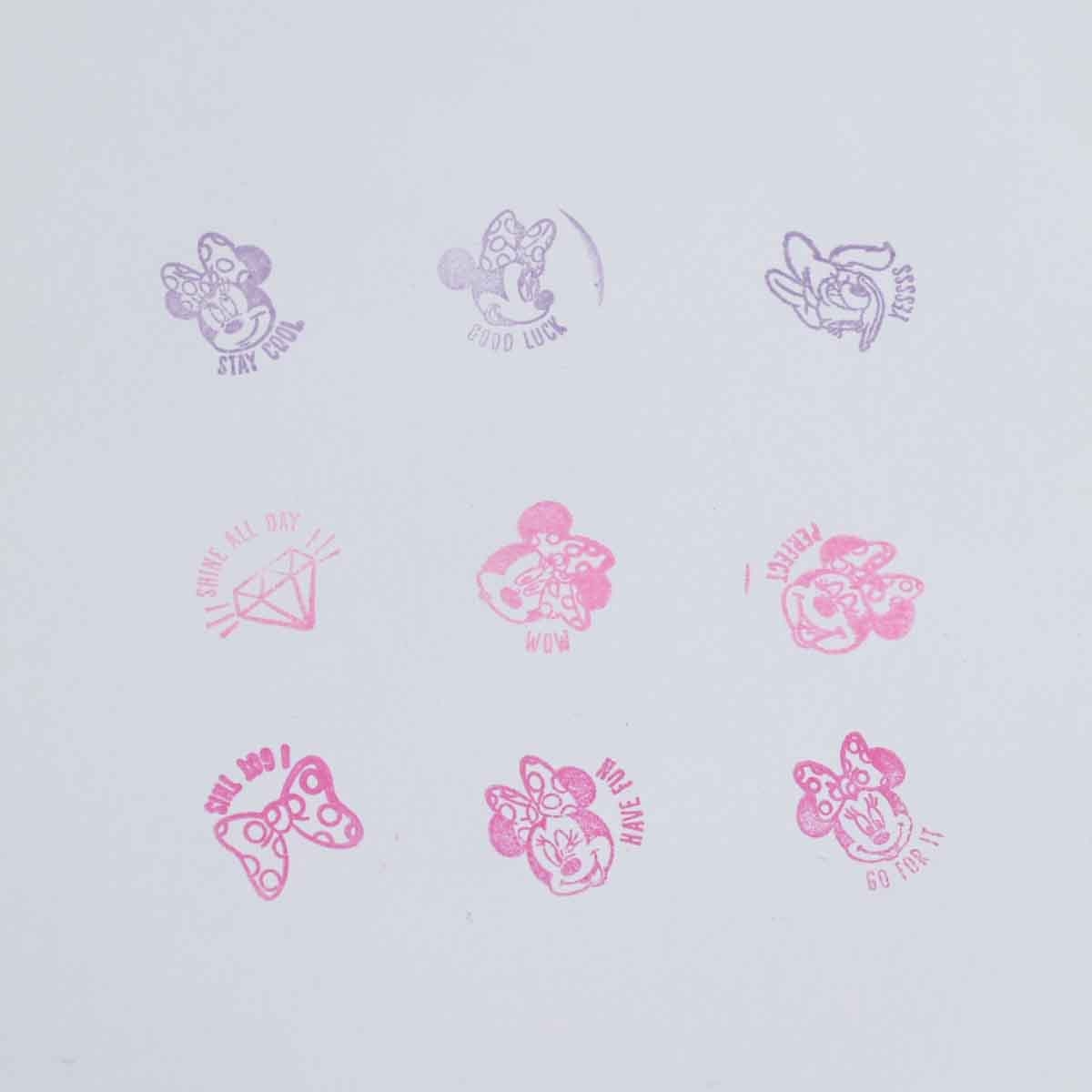 ديزني جونيور مجموعة أختام كبيرة ذاتية الحبر 9 قطع للجنسين، عمر 3-4 سنوات