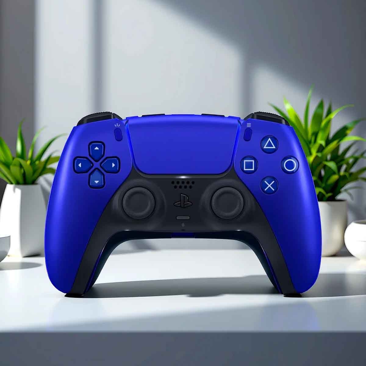 سوني بلايستيشن 5 قرص بلو-راي (نسخة السعودية) مع 2 وحدة تحكم (أبيض/أزرق) + حزمة إف سي 26