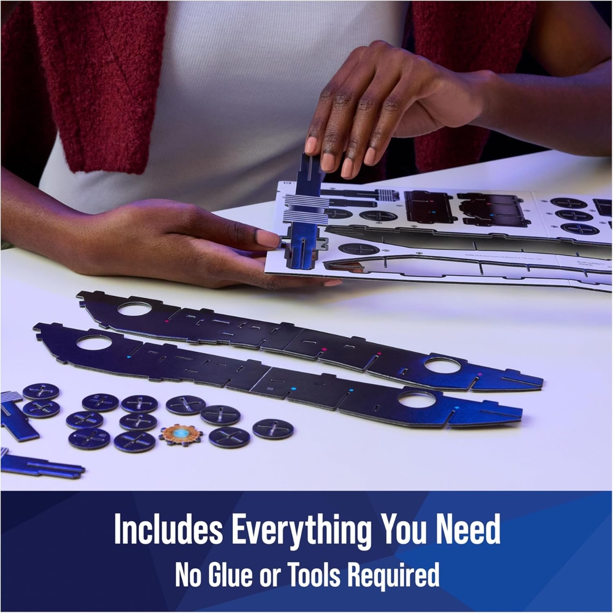 فور دي بيلد لغز ثلاثي الأبعاد سيارة باتموبيل كلاسيكية من دي سي للجنسين، 13+ سنوات