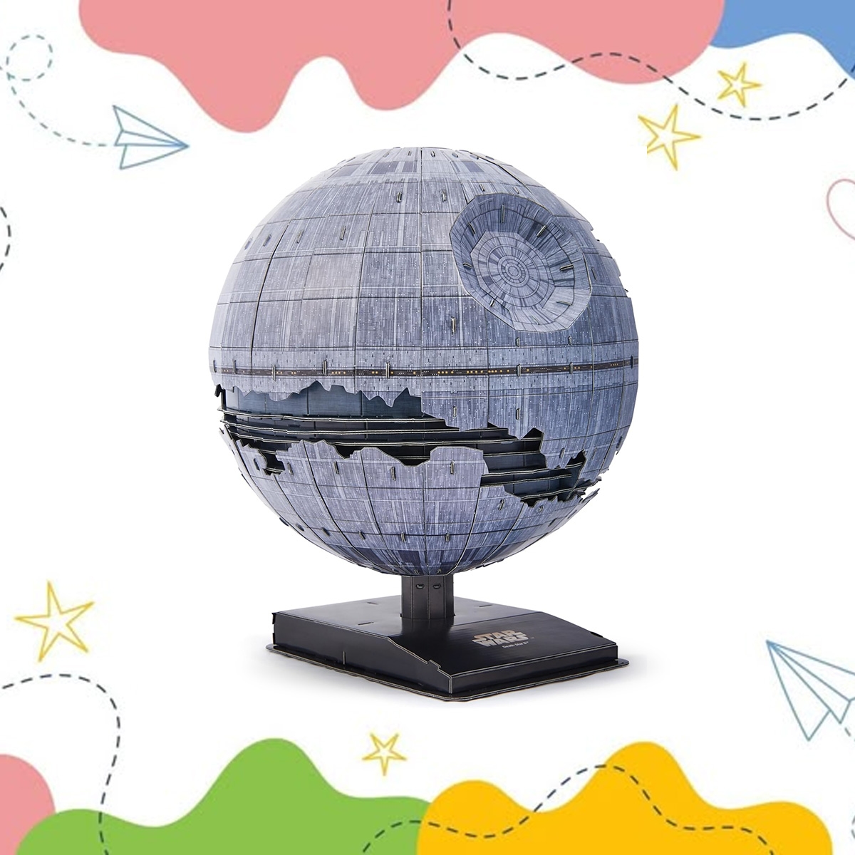 فور دي بيلد مجموعة نموذج لغز دياث ستار 2 ستار وورز فخم من كاردستوك للجنسين، 13 سنة فما فوق