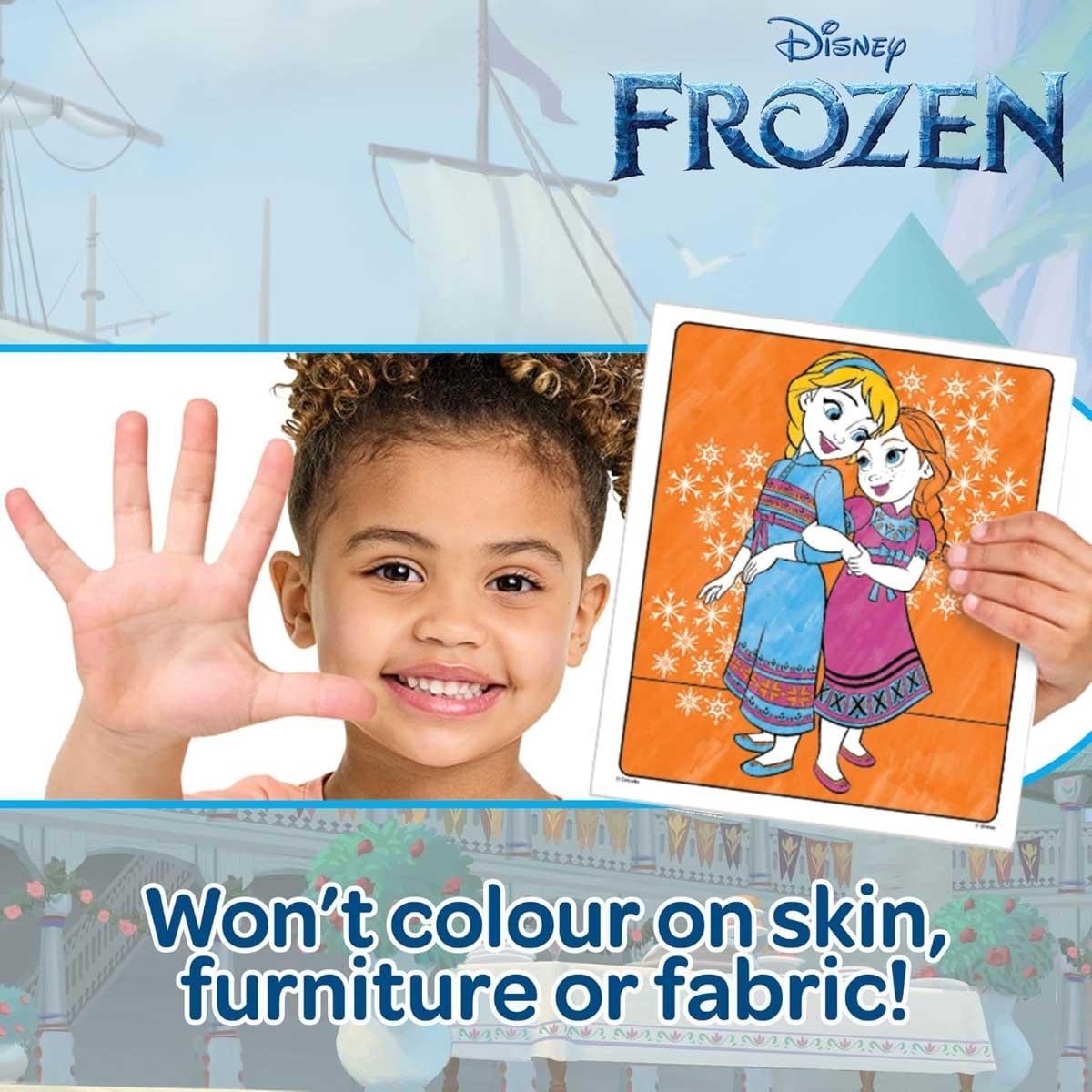 كرايولا كالر وندر ديزني فروزن فولدالوب مع مجموعة أقلام للجنسين، 3-4 سنوات