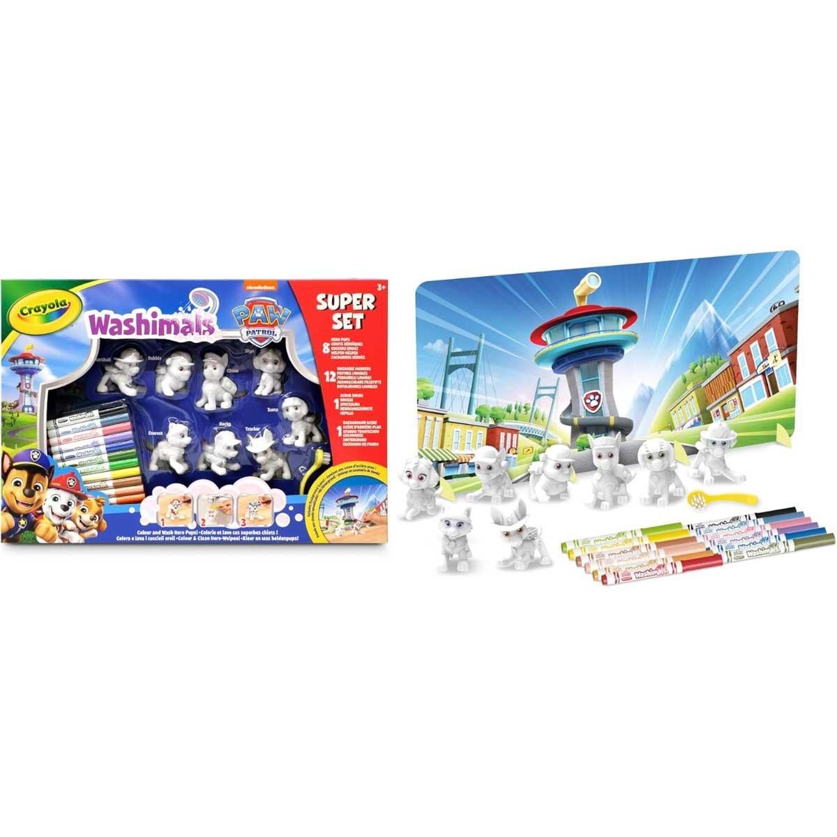 كرايولا واشيمالز مجموعة سوبر باو باترول للجنسين، 3-4 سنوات