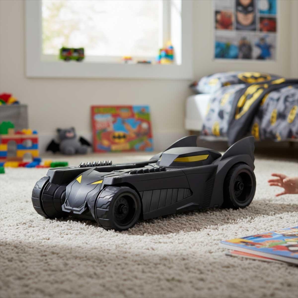 دي سي كوميكس مركبة باتموبيل حرة الحركة بمقياس 1:16 للجنسين، 3-4 سنوات