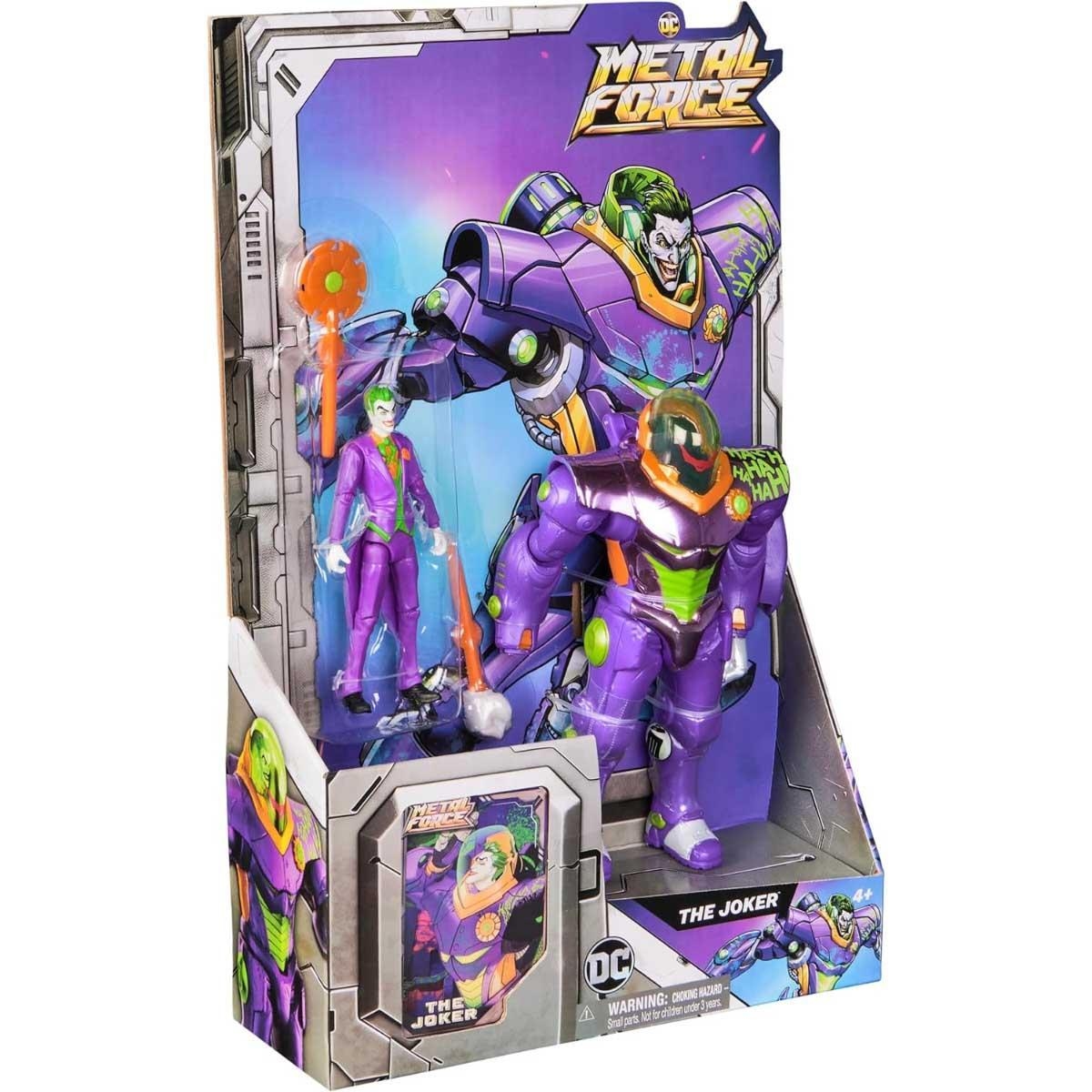 دي سي كوميكس شخصية ذا جوكر Metal Force مقاس 6 بوصات للجنسين، 5-7 سنوات