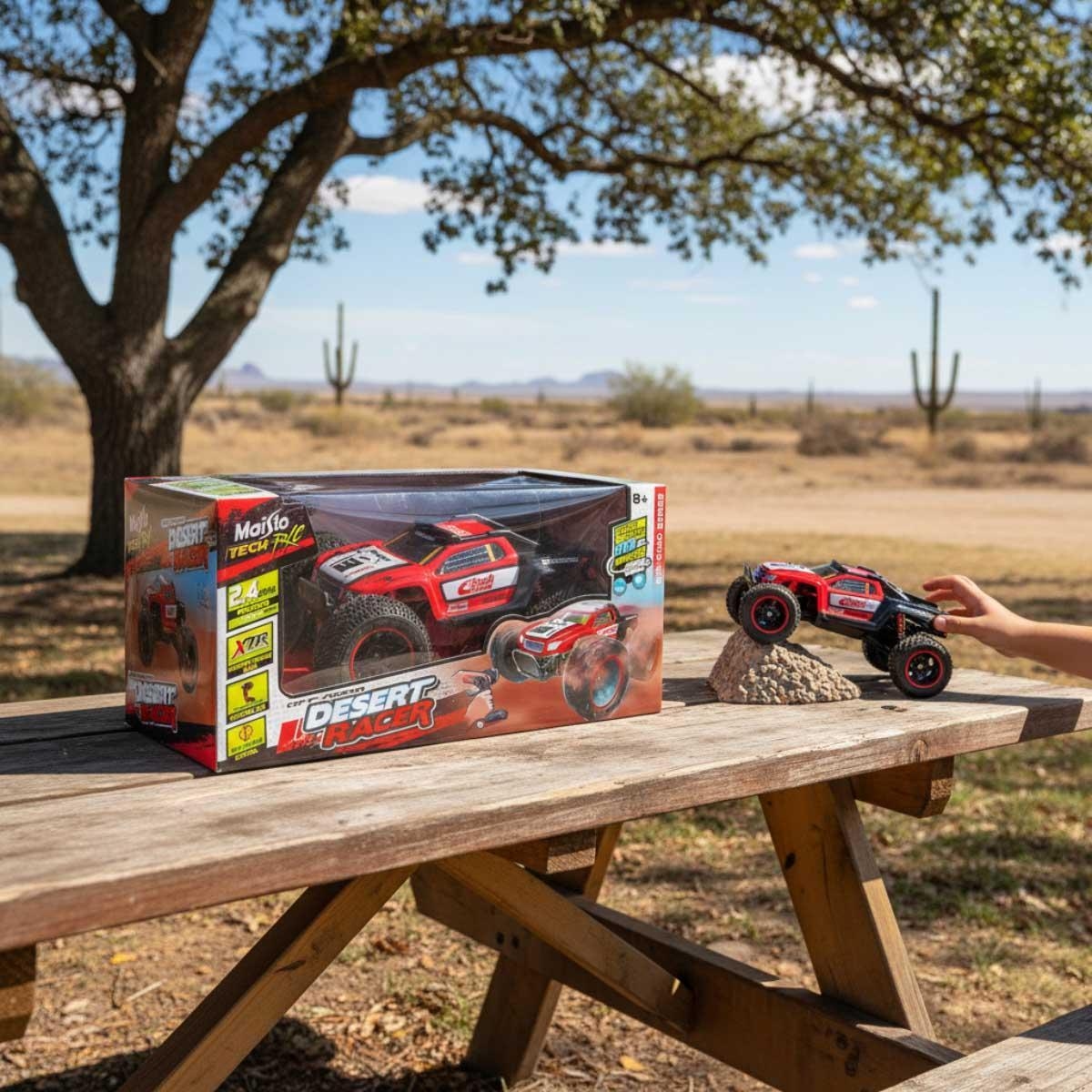 مايستو سيارة ديزرت ريسر للطرق الوعرة بالتحكم عن بعد للجنسين، 8-10 سنوات