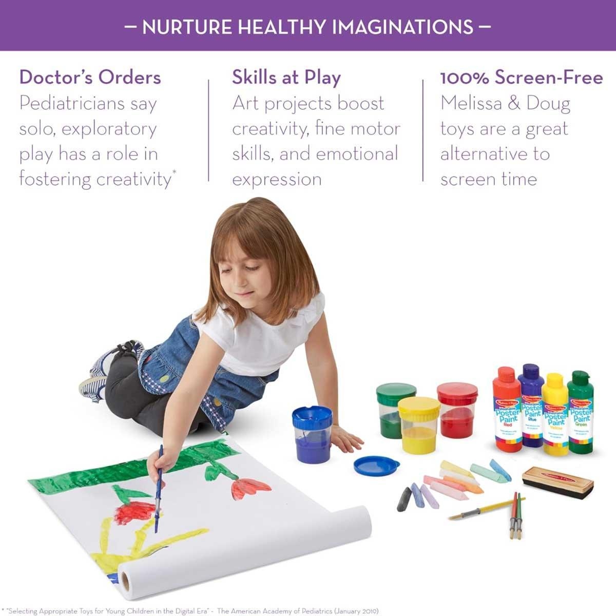 ميليسا آند دوغ مجموعة إكسسوارات حامل الرسم للجنسين، 3-4 سنوات