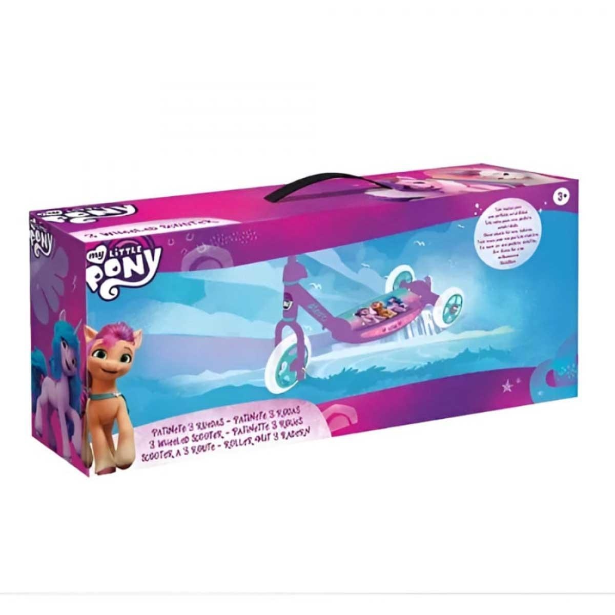 ماي ليتل بوني سكوتر ثلاثي العجلات للبنات، 3-4 سنوات