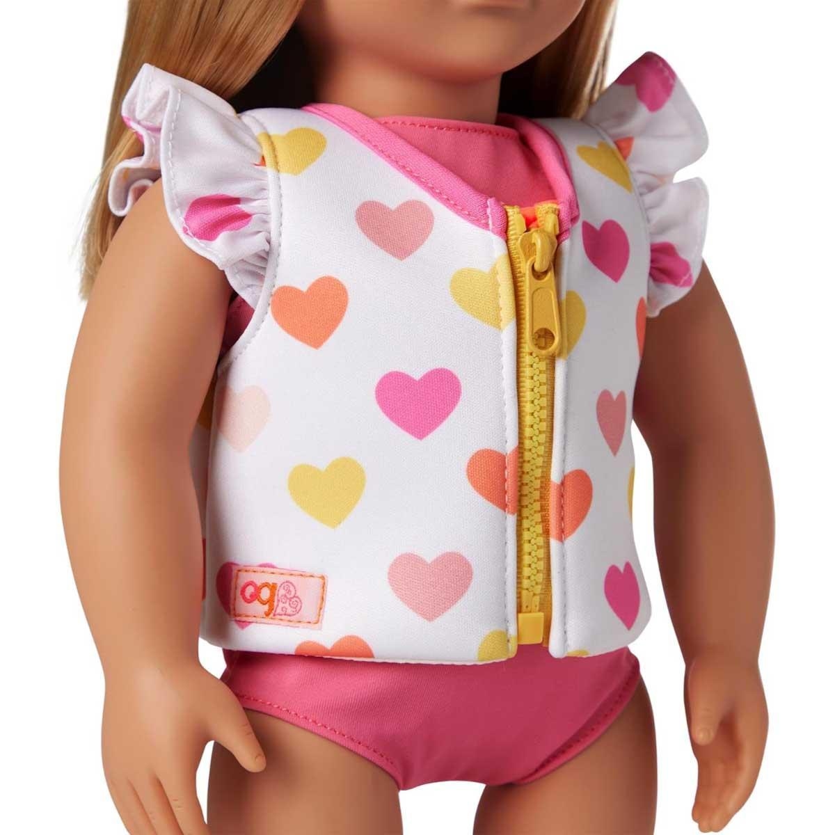 أور جينيريشن طقم ملابس سباحة Love to Swim للبنات، 3-4 سنوات