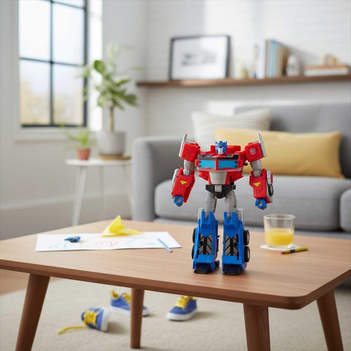 ترانسفورمرز كور برايم شخصية أوبتيموس برايم للجنسين، 5-7 سنوات